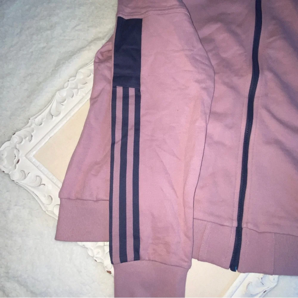 adidas Pink Jacket with Black Accents - Picture 3 of 4